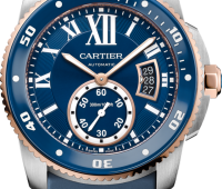christmas day gift of replica Calibre de Cartier Diver blue watch W2CA0009